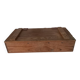 Old compartmentalized wooden box crate
