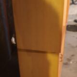 Secretary with vintage flap lamp casserole