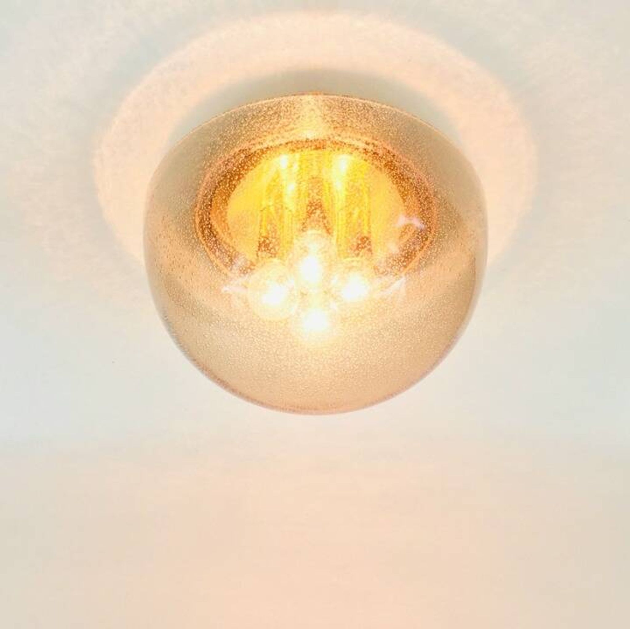 Large Space Age Mushroom-Shaped Ceiling Light from Limburg, Germany, 1970s