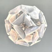 Murano glass petal chandelier by Carlo Nason for Mazzega