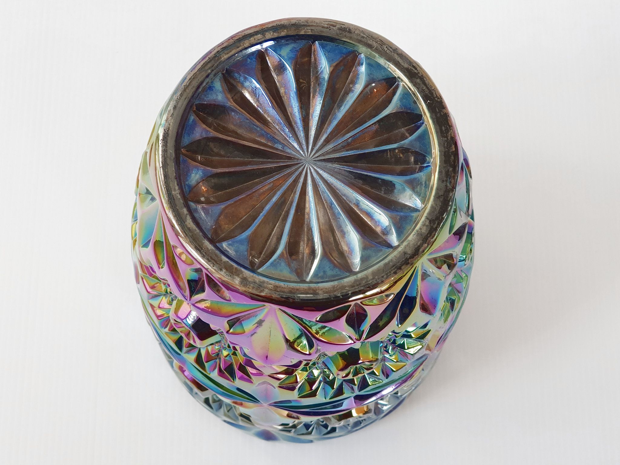 Vase vintage aux reflets