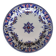 Assiette faïence Gien décor Rouen