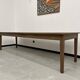 Table de ferme "Dark Brown" en chêne massif 300 X 90 cm