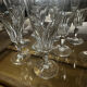12 Baccarat champagne flutes model Carcassonne - stamped