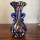 Multicolored Murano vase circa 1940