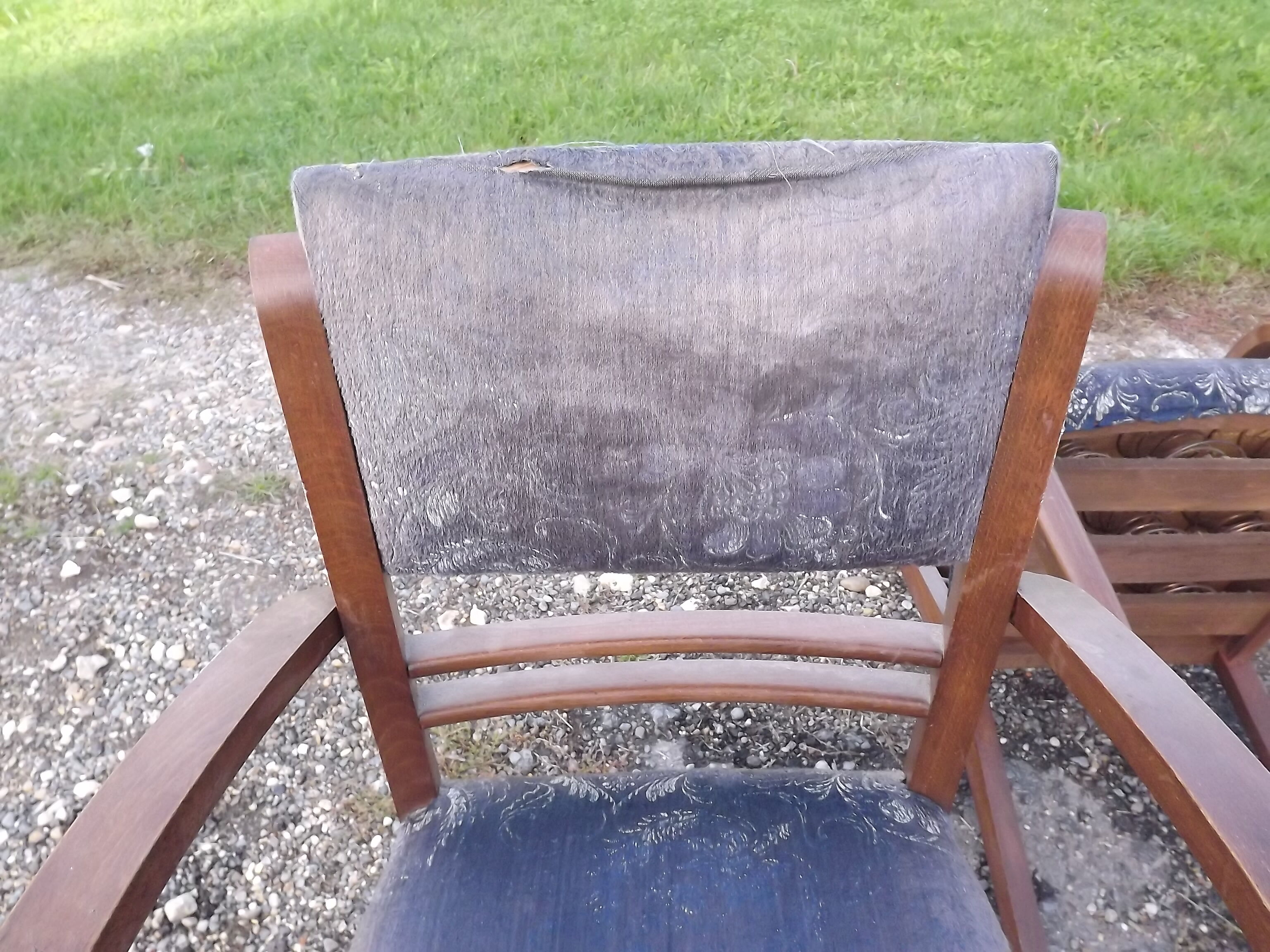 Paire de fauteuils bridge des années 30
