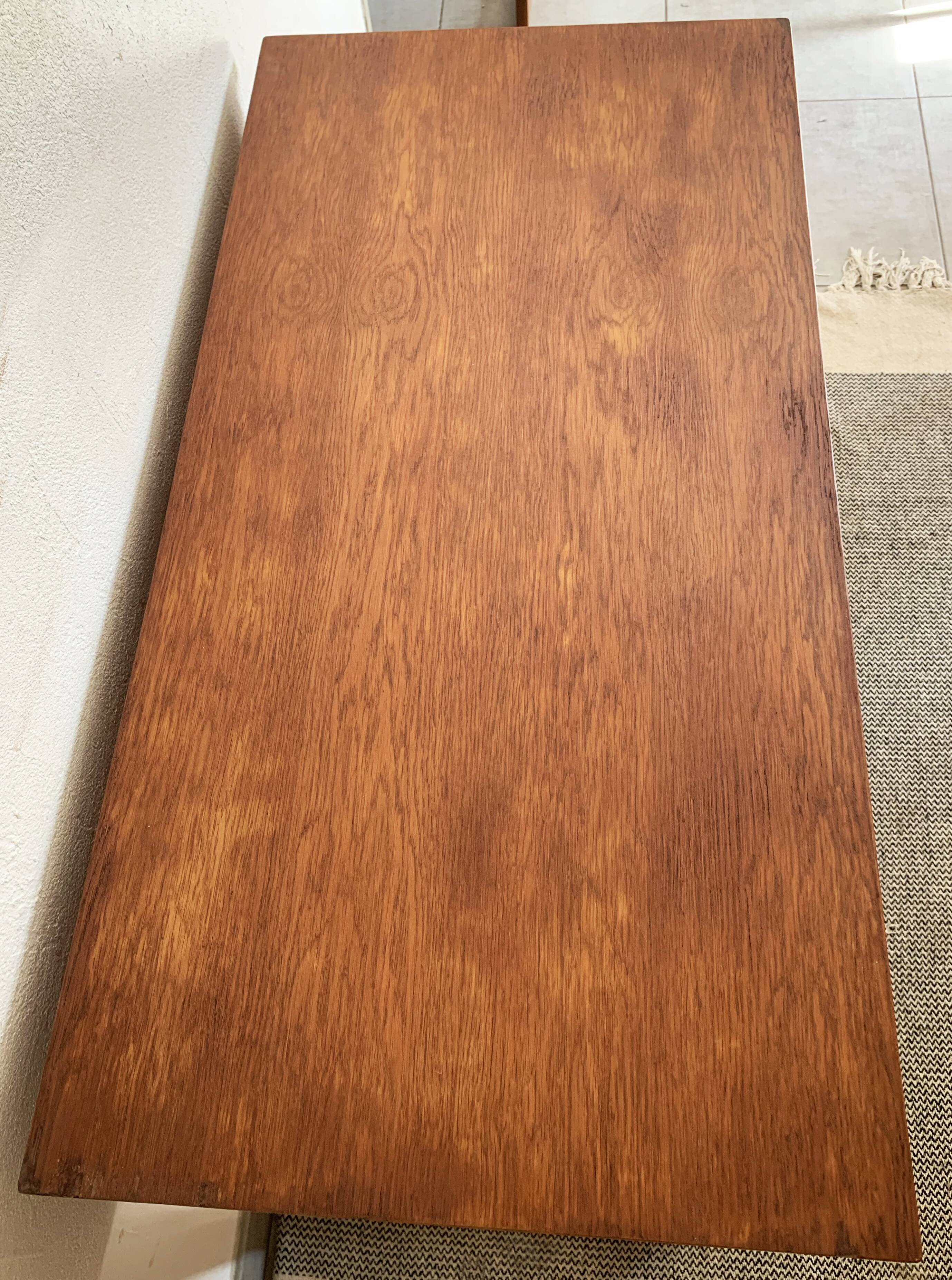 Vintage wooden office of the 50s feet 'traineau'
