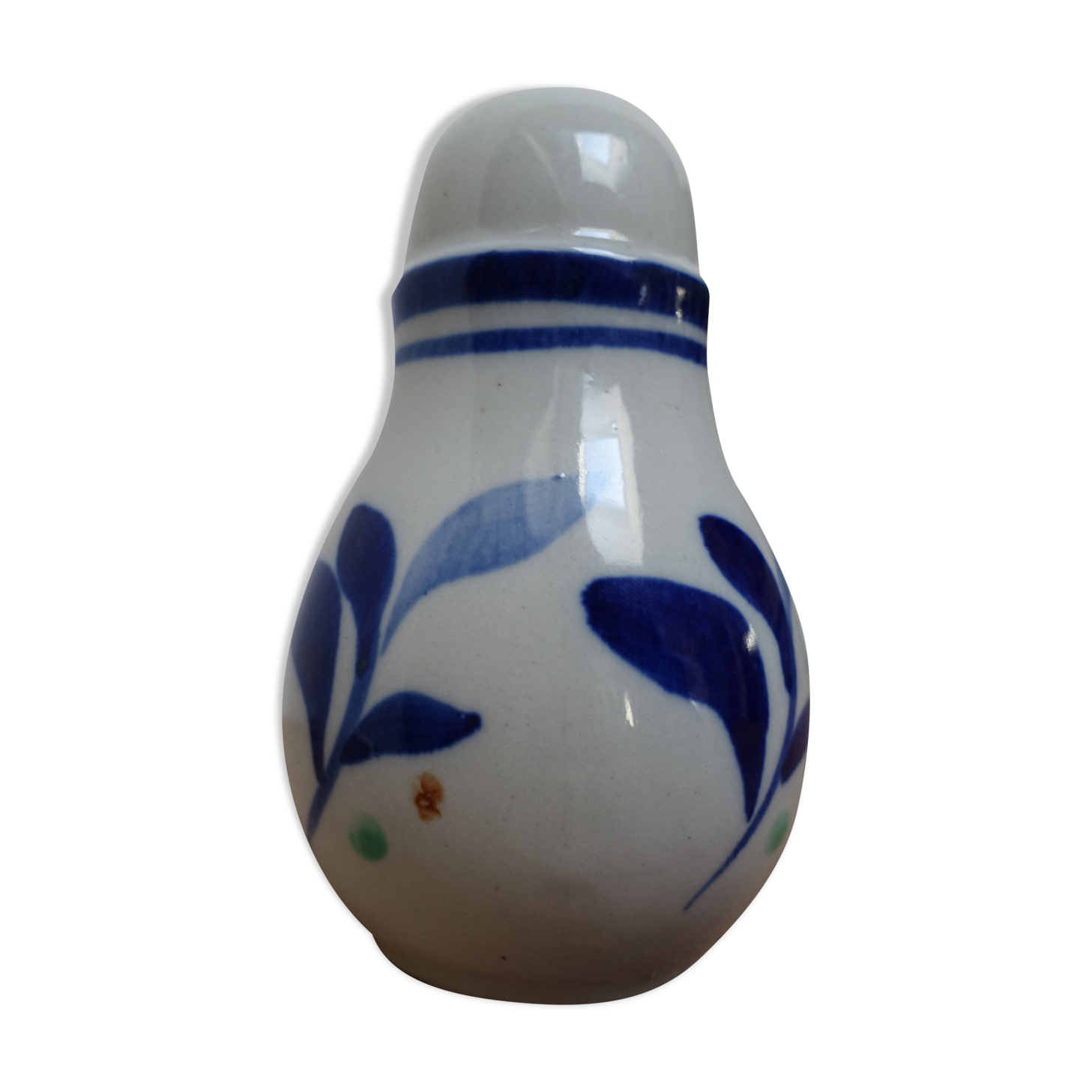 Faience pepper shaker