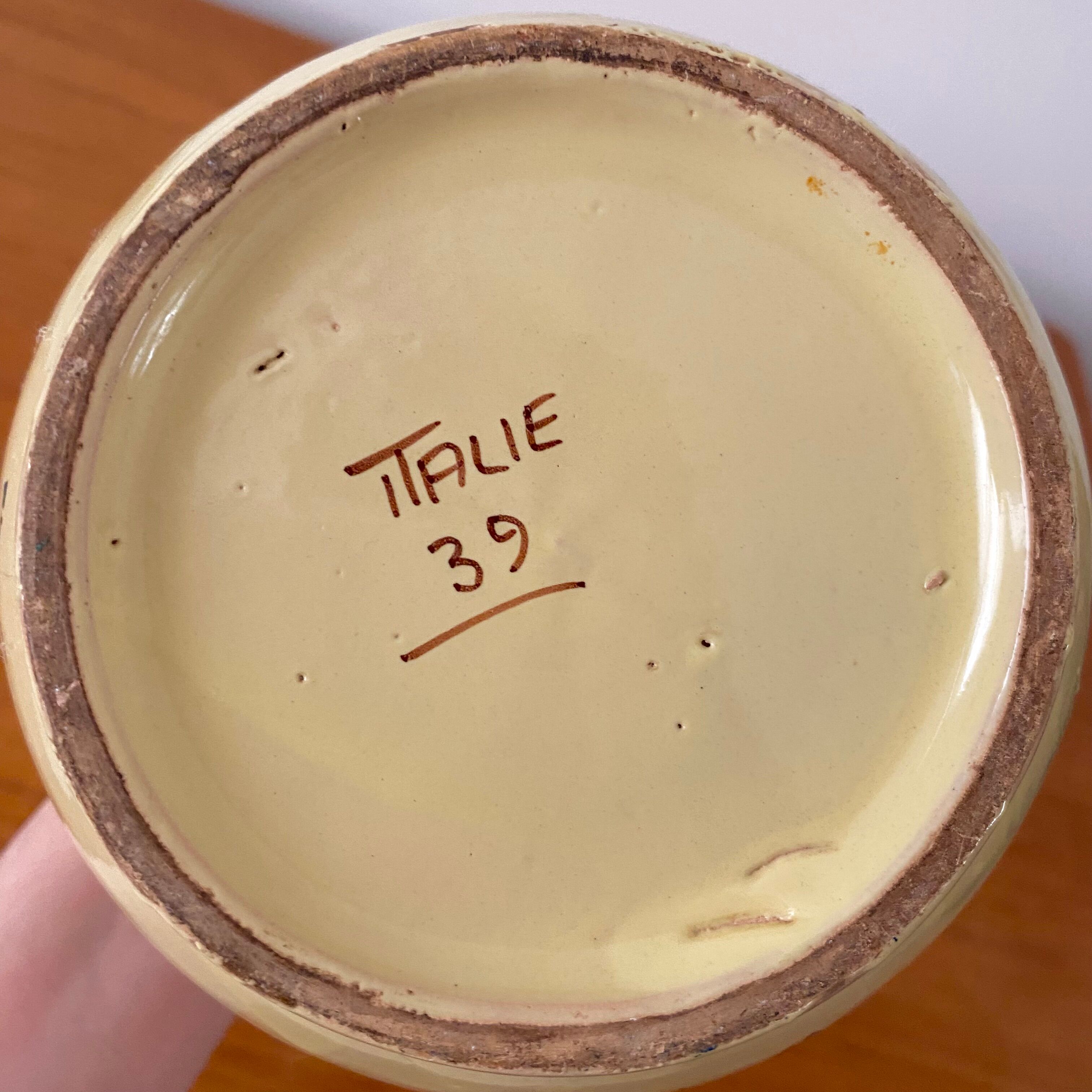 Vase en céramique italienne