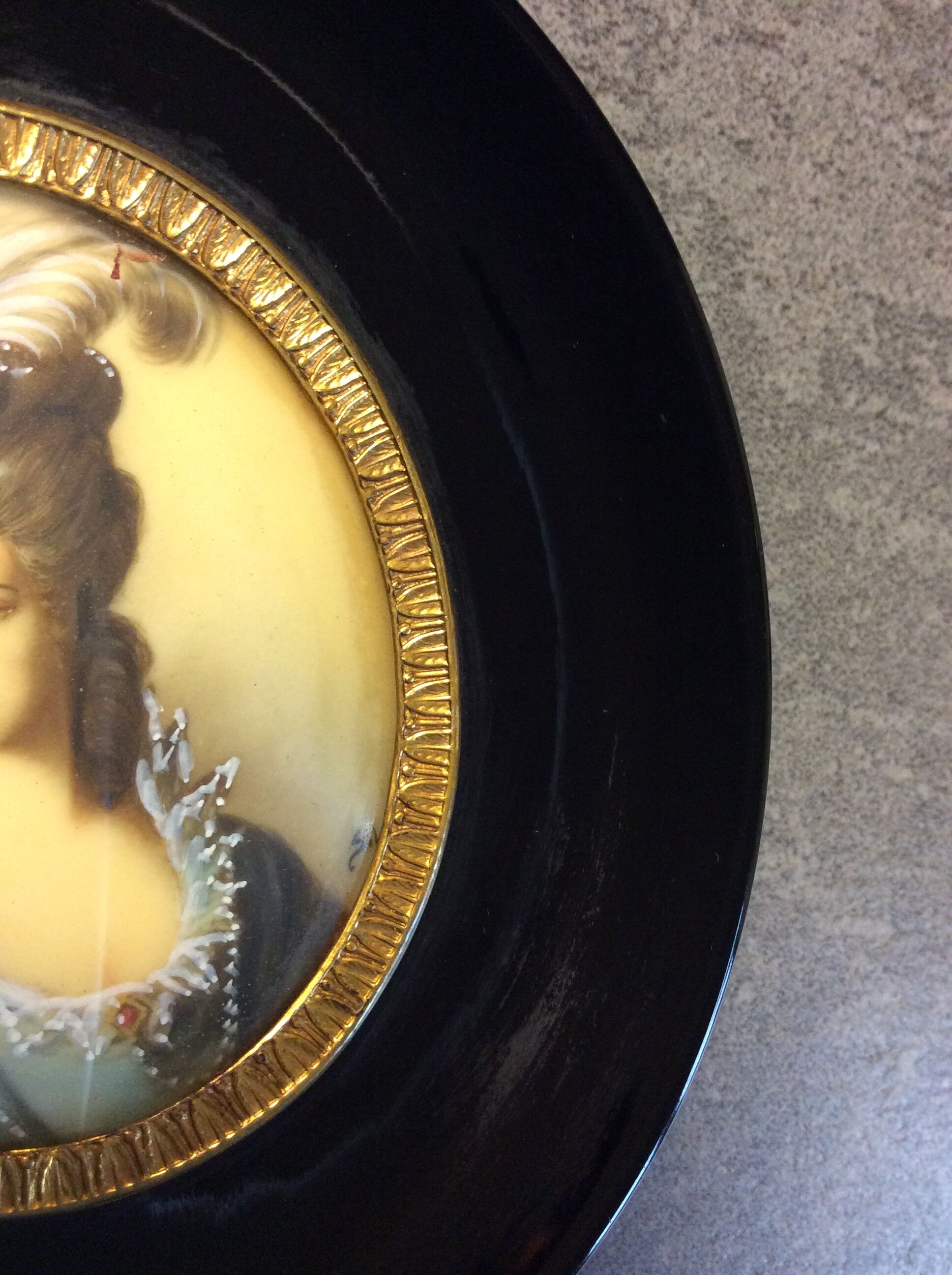 Pair of Napoleon III miniature frames