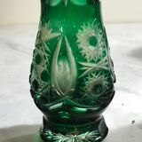 Bohemian crystal vase