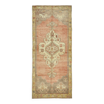 Turkish Vintage Anatolian Rug 150 cm x 338 cm