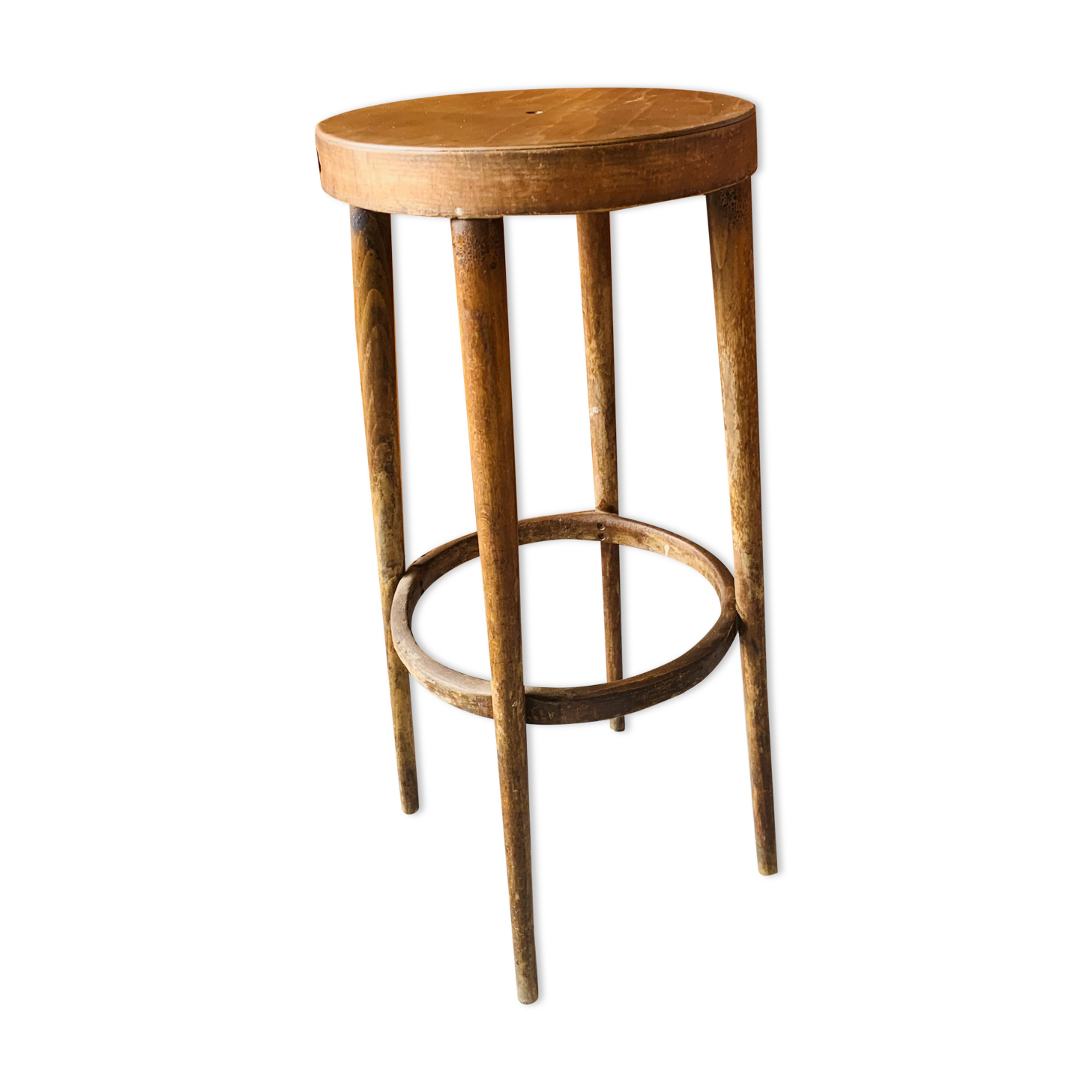 Curved high stool