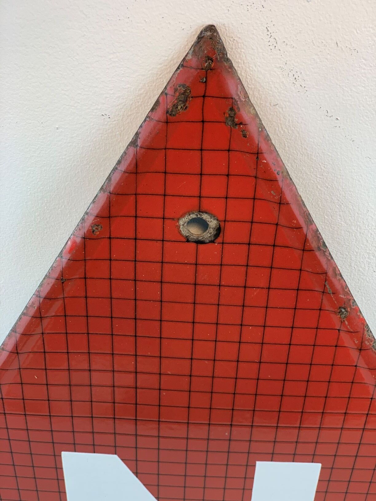 Old enamelled signposting plaque Railway 1930