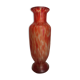 Old glass paste vase h 22.5 cm vintage, decoration, collection