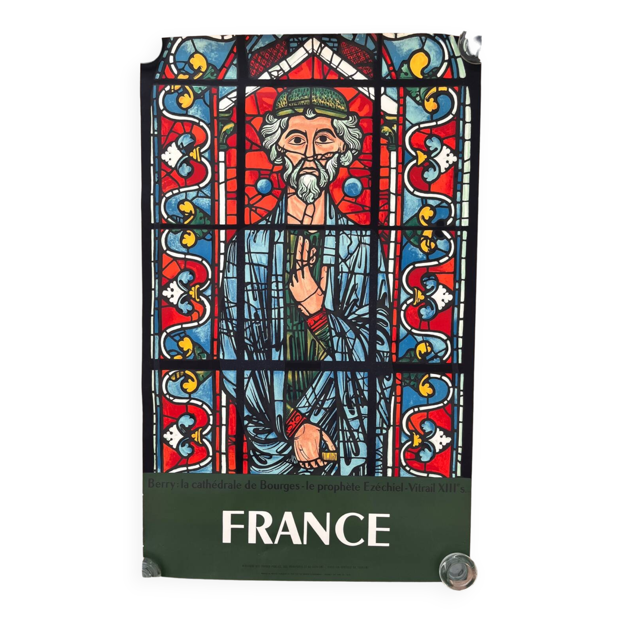 Affiche la cathédrale de Bourges