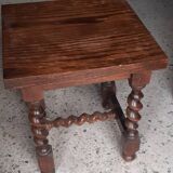 Louis XIII style side shelf, in walnut