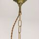 French Empire Crystal and Brass Chandelier, 1940s