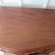 Curved showcase library carved wood 2 doors mahogany English style