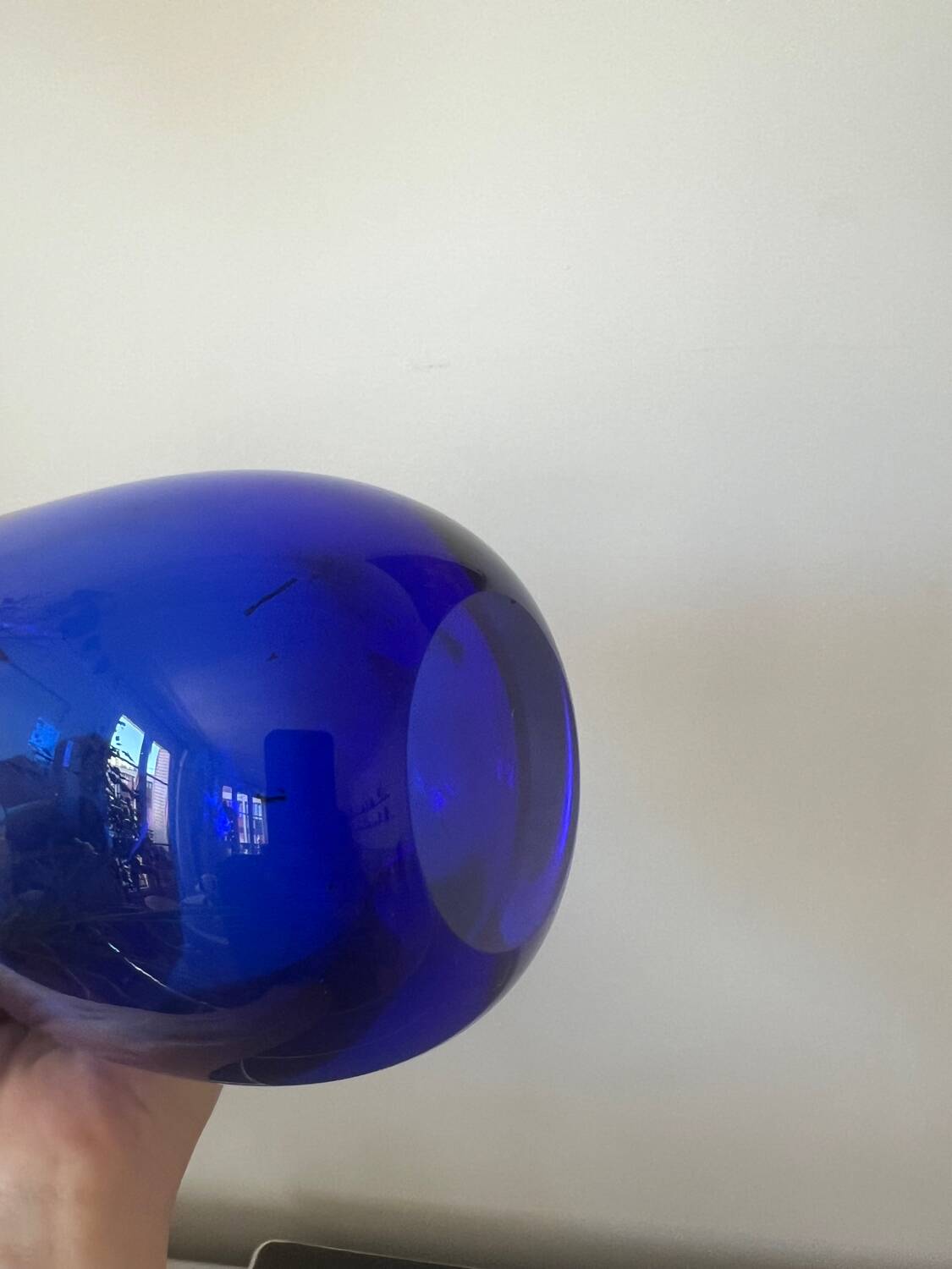 Murano blue vase