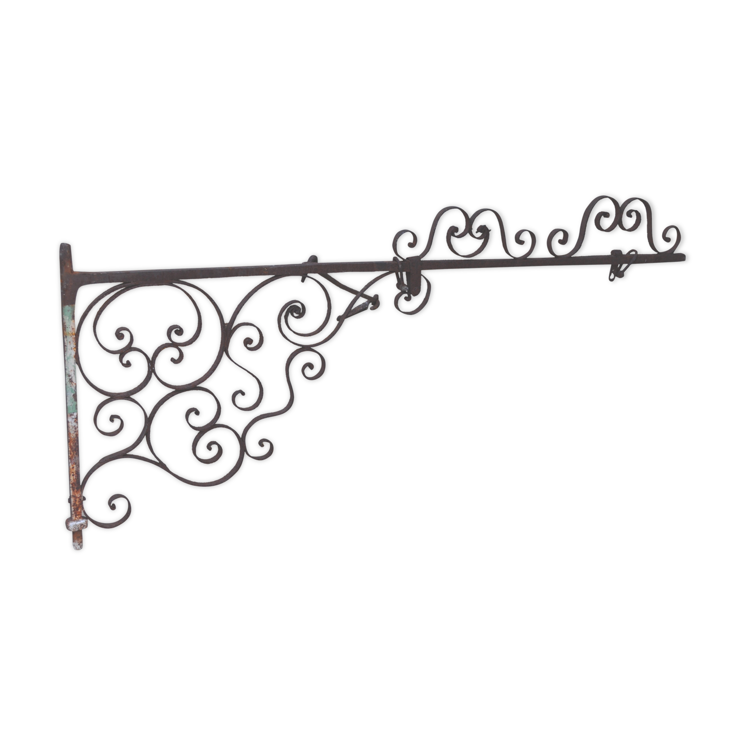 Wrought iron sign gallows