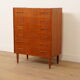 Commode danoise en teck, 6 tiroirs