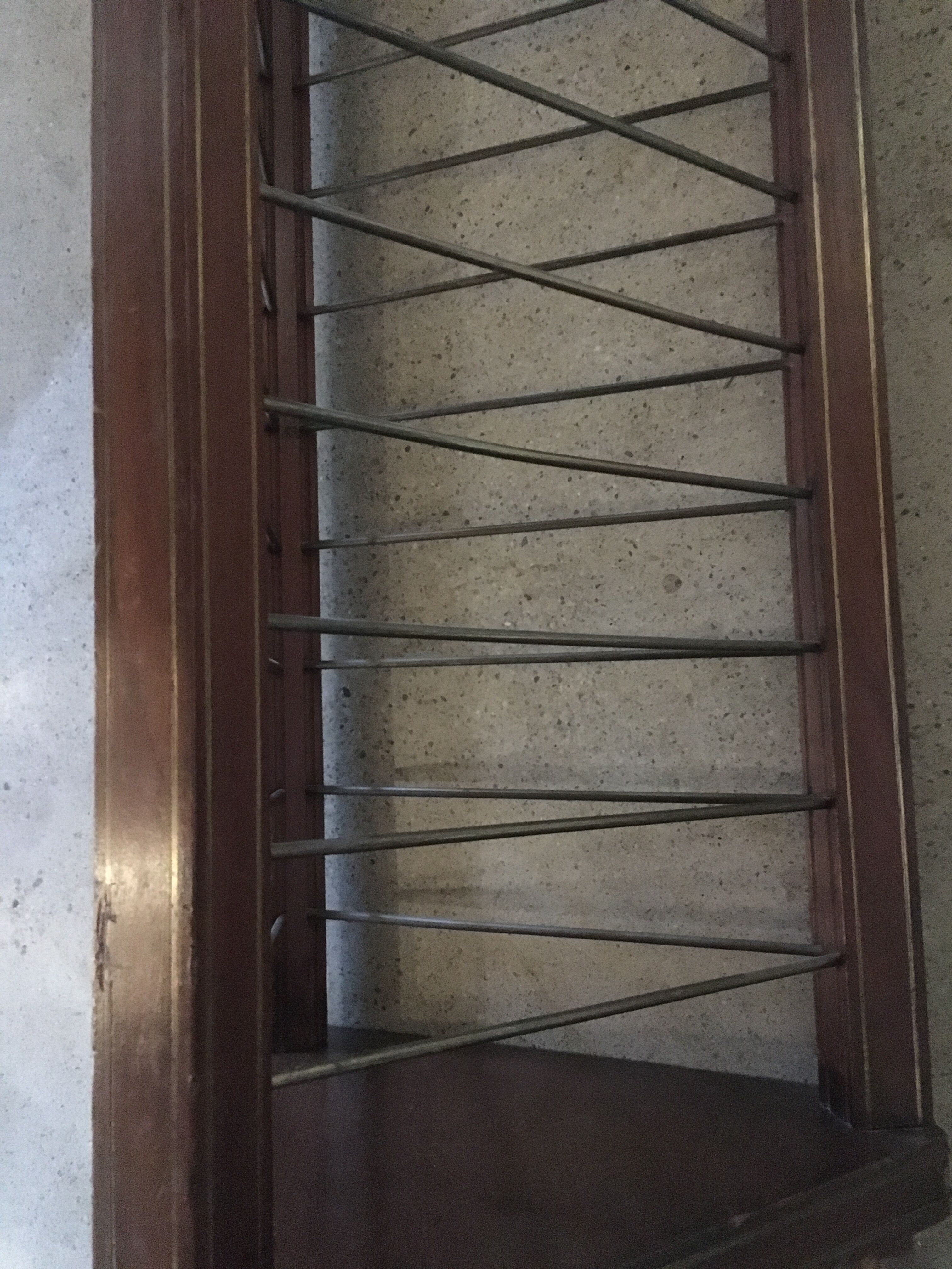 Plate holder 1900 mahogany brass