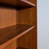 Mid-century teak shelf with pull-out top, 1960s