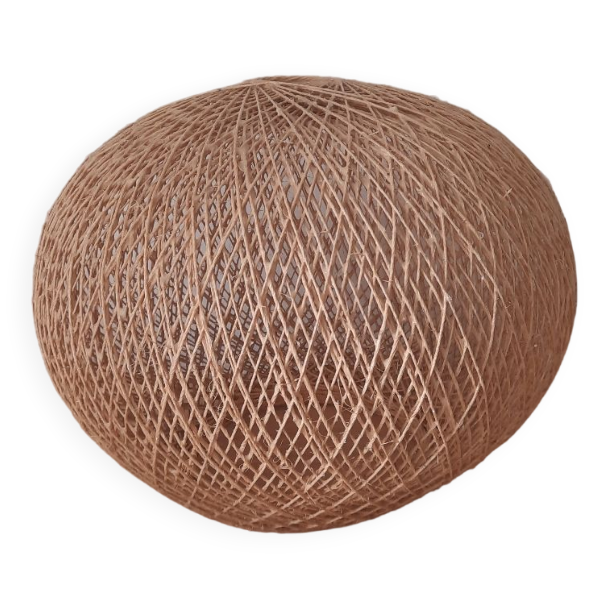 Abat jour suspension en corde vintage
