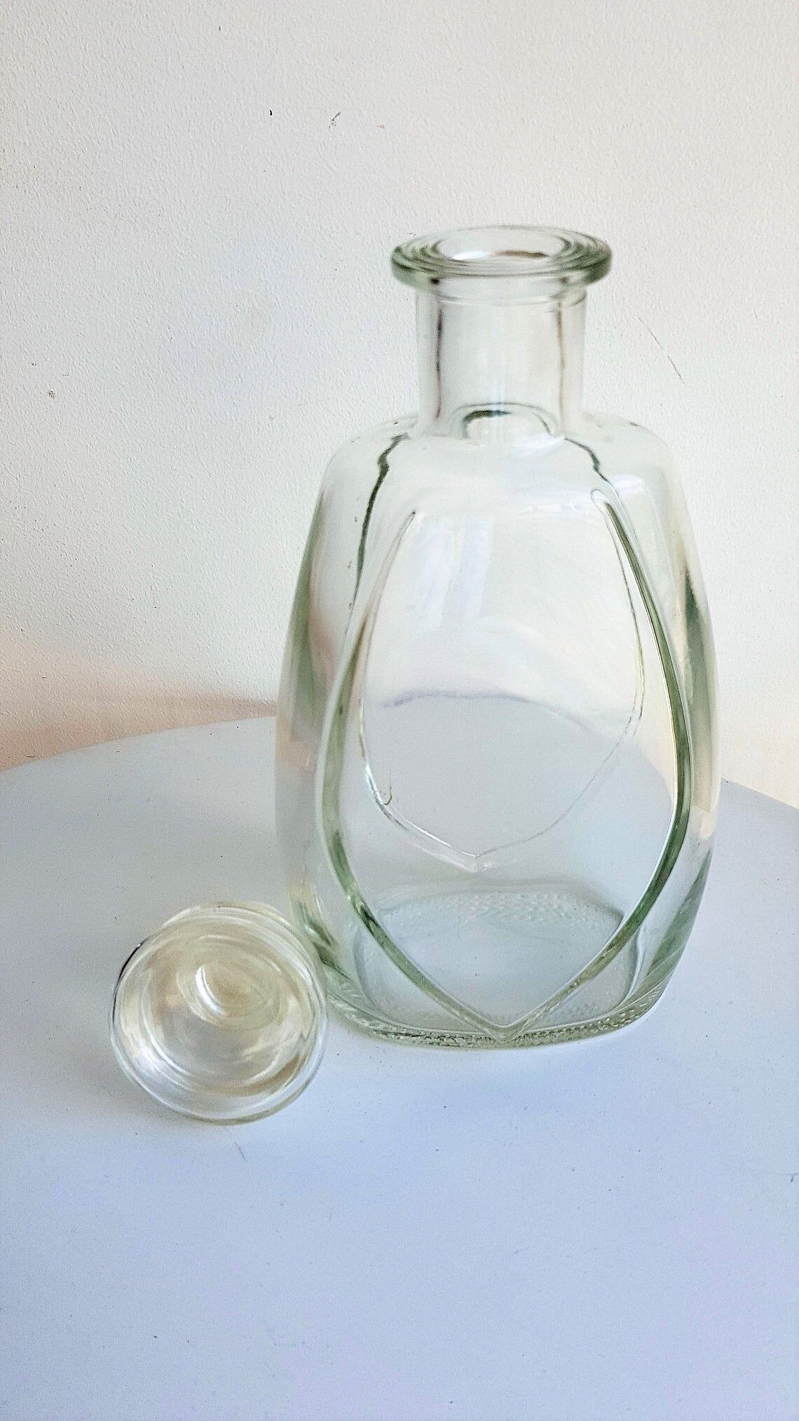 Vintage glass liqueur carafe