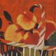 Yves Ganne : Le panier de pêches, lithographie originale signée
