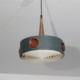 Swedish pendant lamp by Erik Hoglund 1970