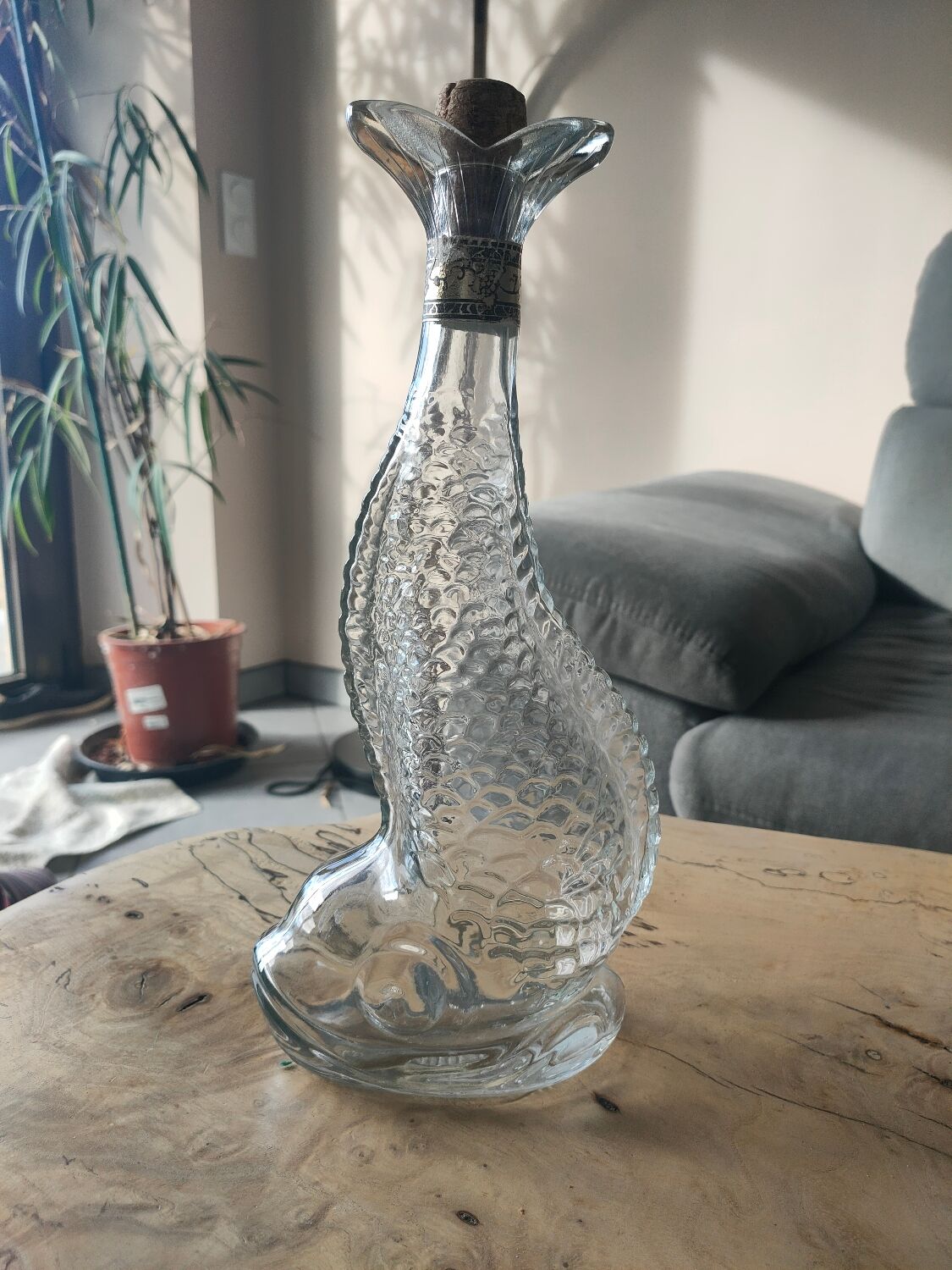 Vintage fish decanter