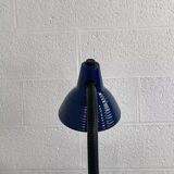 Blue industrial desk lamp