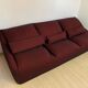Plumy sofa by Annie Hiéronimus for Cinna , burgundy