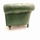 Former chesterfield green leather chair