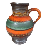 West Germany ceramic pitcher