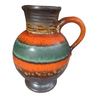 West Germany ceramic pitcher