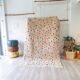 Large Berber rug made of natural wool, traditionally handwoven, 2/3 m.