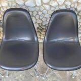 4 DSX chairs, fiberglass, Charles & Ray Eames for Herman Miller 1980