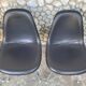 4 DSX chairs, fiberglass, Charles & Ray Eames for Herman Miller 1980