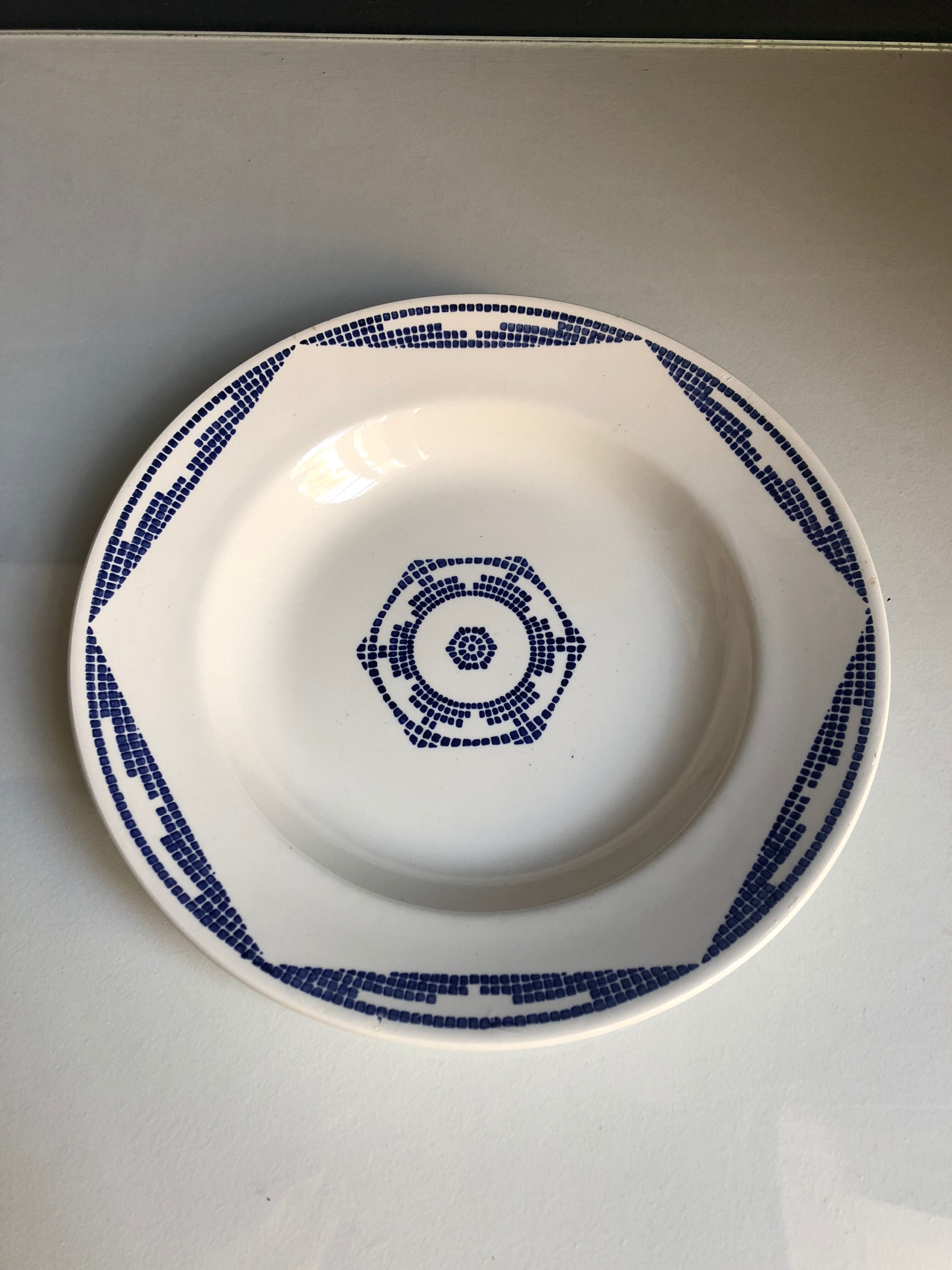 Set of 12 soup plates