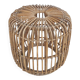 Round rattan stool