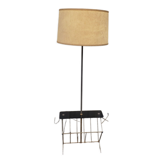 Floor lamp year 60 magazine holder