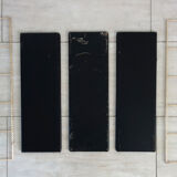 Modular wall shelf in twisted brass