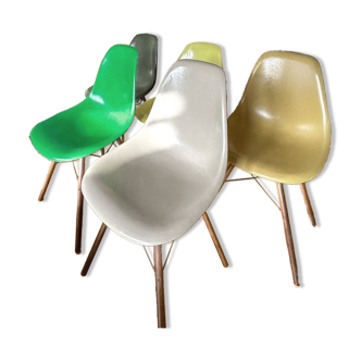 5 original EAMES chairs - HERMANN MILLER 1950