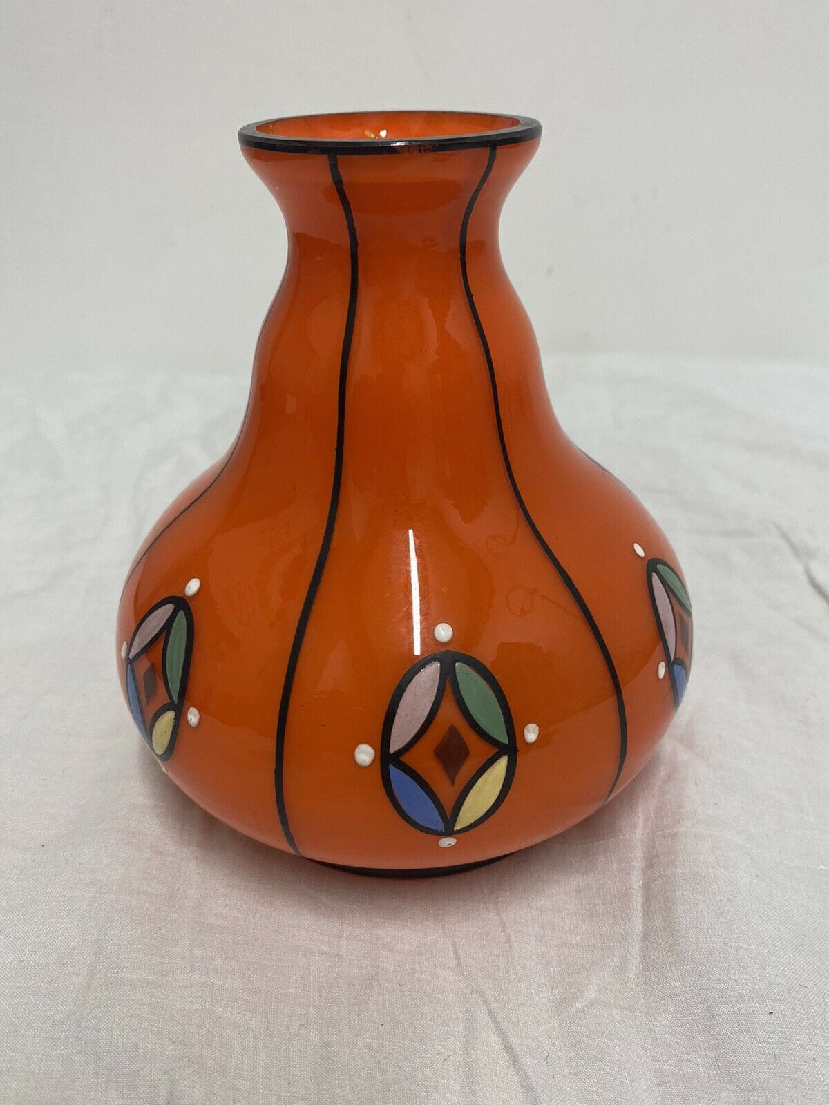 Vase Tango by Michael Powolny for Loetz glass period secession year 1915