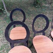 6 chairs 80s Louis XVI style