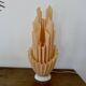 Draped lamp "corolle" by Georgia Jacob, model XXL 65cm, mid century, 70