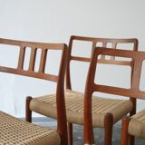 Niels Moller model 79 teak dinning room chairs